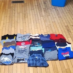 lot of toddler long sleeve shirts